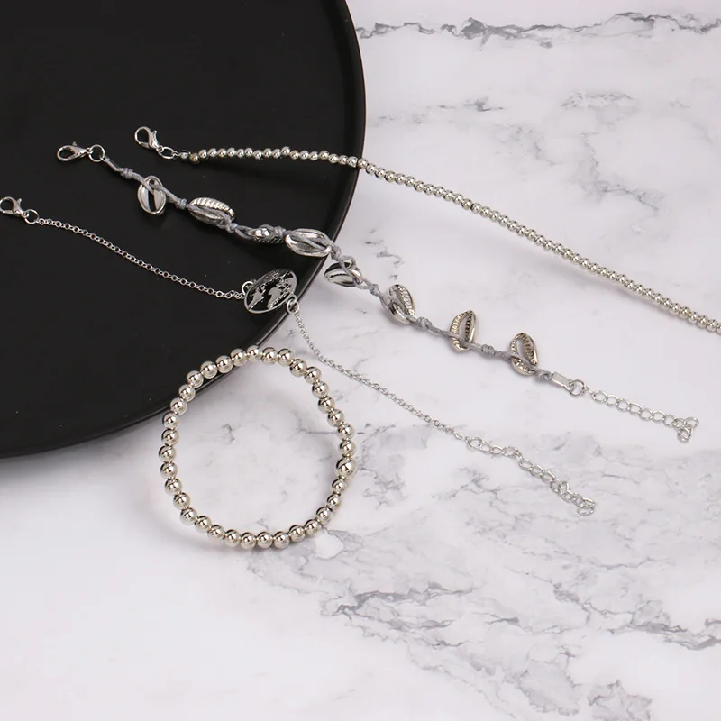 Женская Серебряная цепочка в стиле бохо ручная работа геометрические цепочки