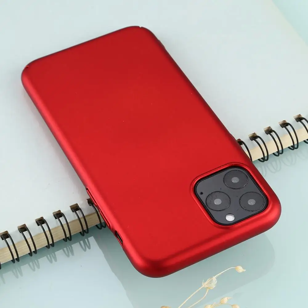 Сплошной цвет пластиковый защитный чехол для iPhone 11 Pro