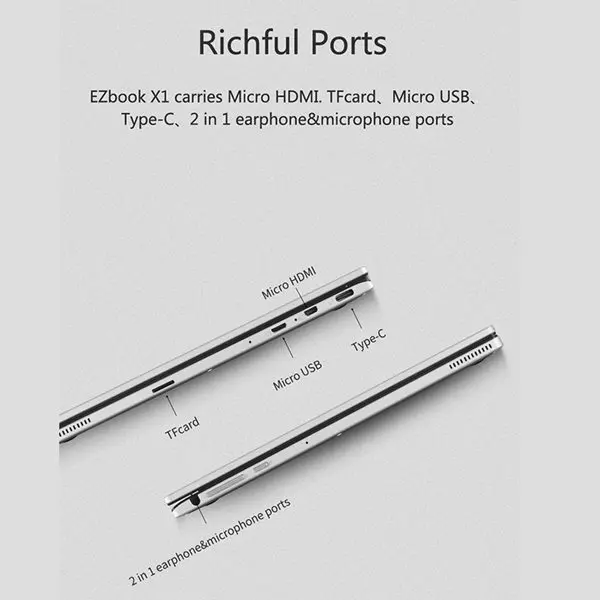Jumper Ezbook X1 ноутбук 11,6 дюймов Fhd Ips сенсорный экран 360 градусов вращающийся ультрабук 4 Гб+ 128 ГБ 2,4 г/5 ГГц Wifi ноутбук