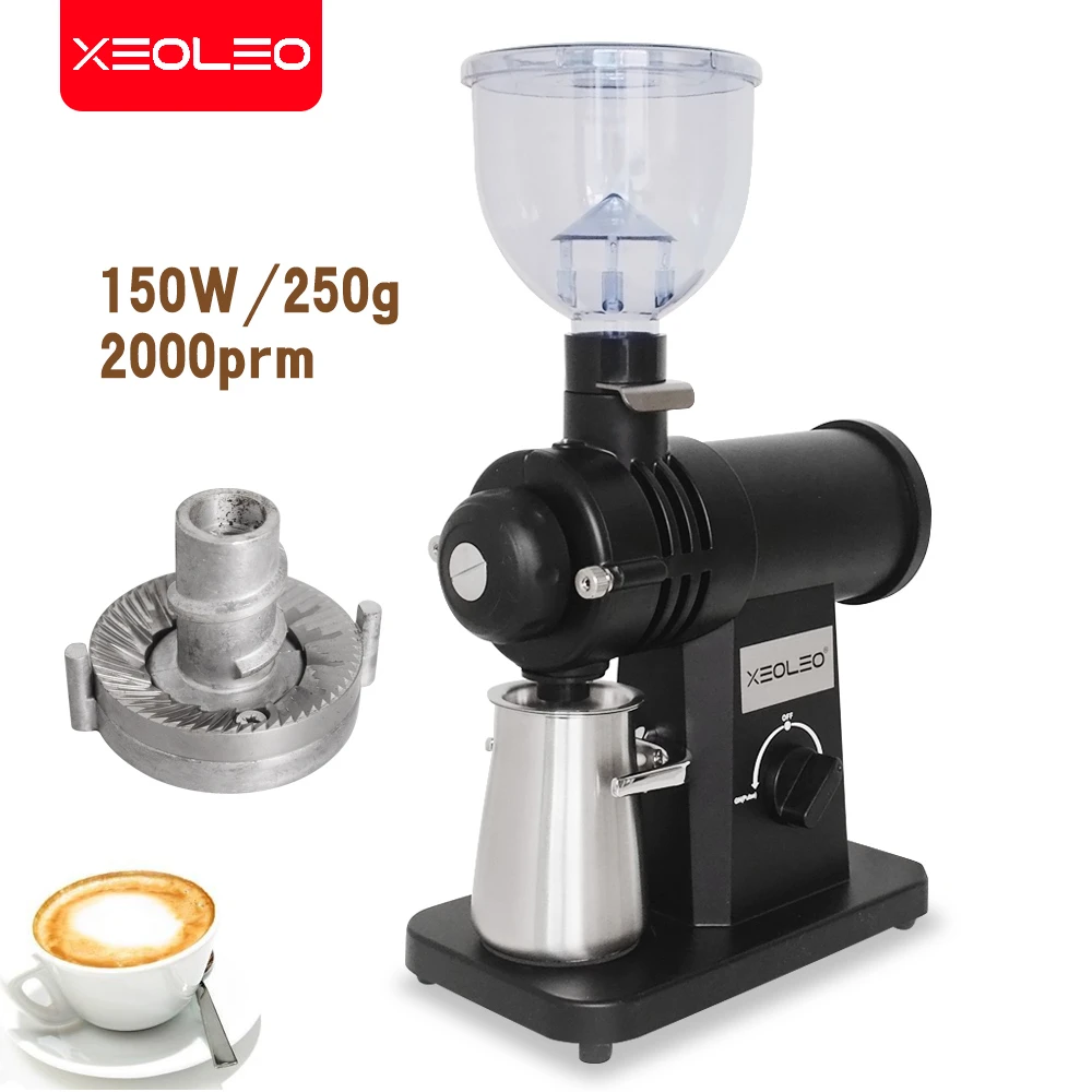 XEOLEO Espresso Coffee grinder 250g Electric Coffee grinder Stainless