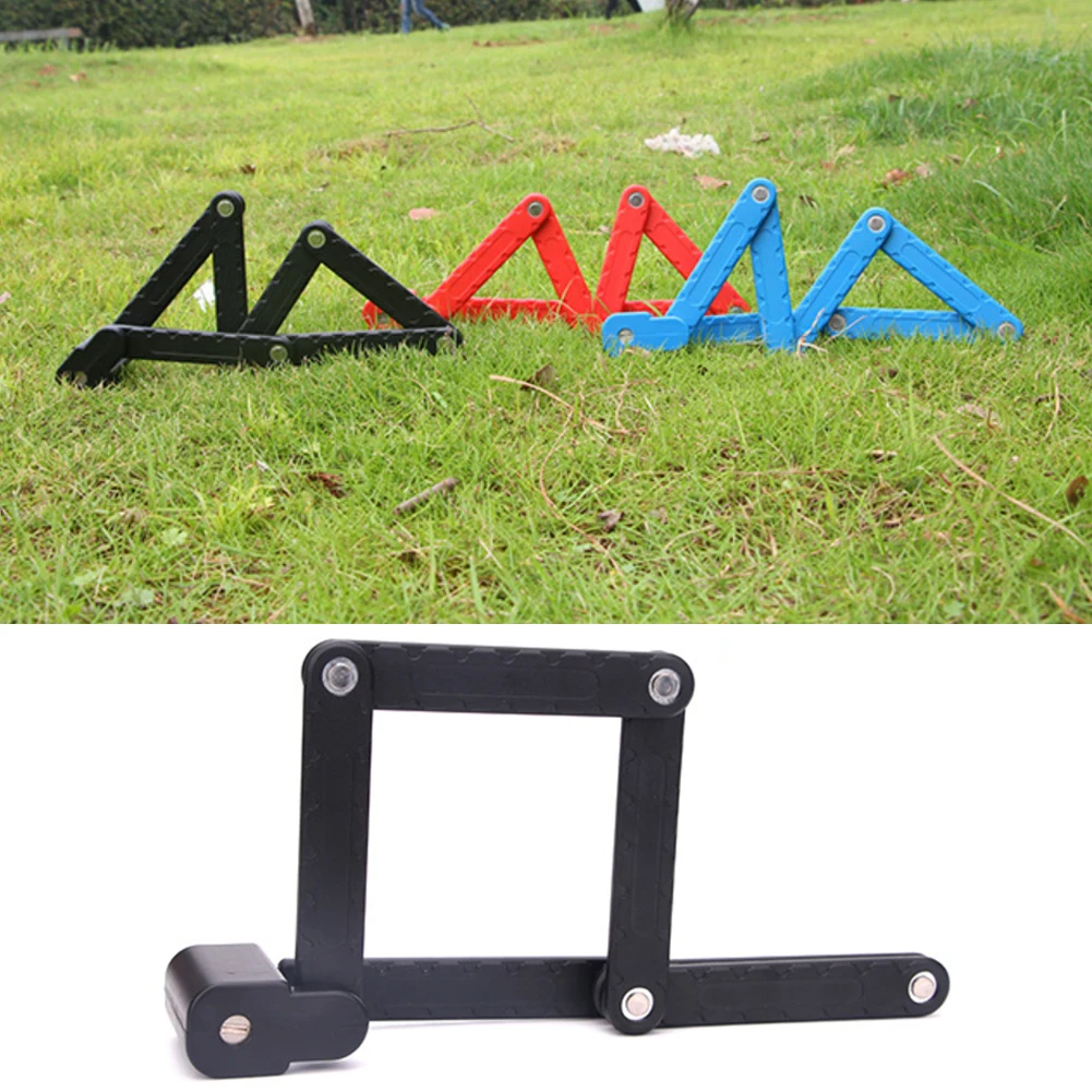 Комбинированный прочный велосипедный складной Профессиональный Противоугонный замок стальной защитный инструмент для езды аксессуары ключи универсальные