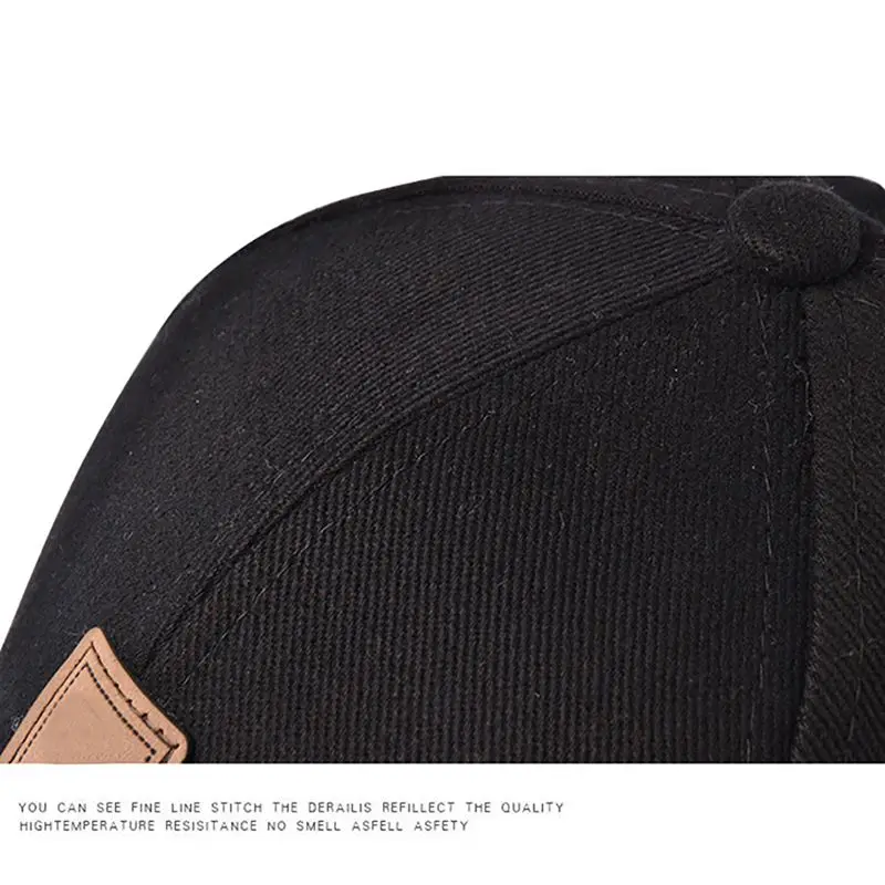 Soild Color Unisex Causal Golf Hat Baseball Cap Outdoor Sports Cotton Adjustable Headwear