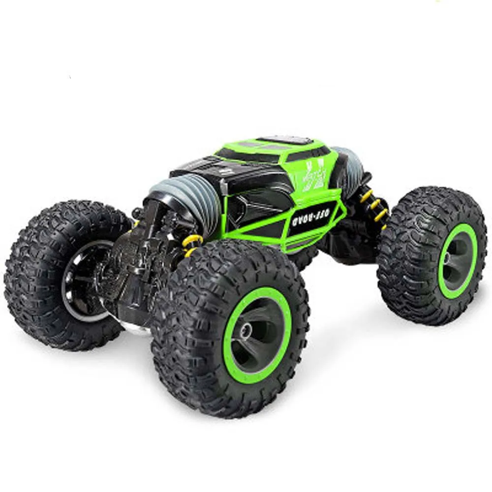 1:16 весы Двусторонняя 2,4 ГГц Rc автомобиль один ключ преобразования вездеходный внедорожник Varanid альпинистский грузовик пульт дистанционного Управление игрушки - Цвет: Зеленый