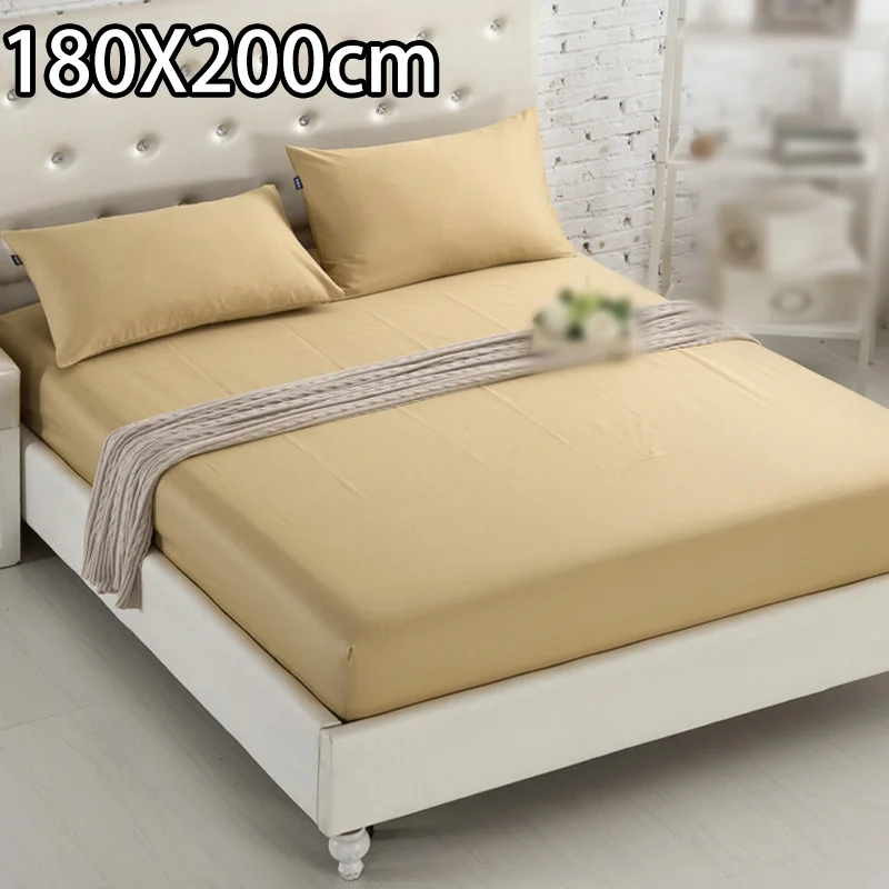 Queen King size простыни постельные принадлежности удобные Чехлы сплошной цвет полностью подогнаны