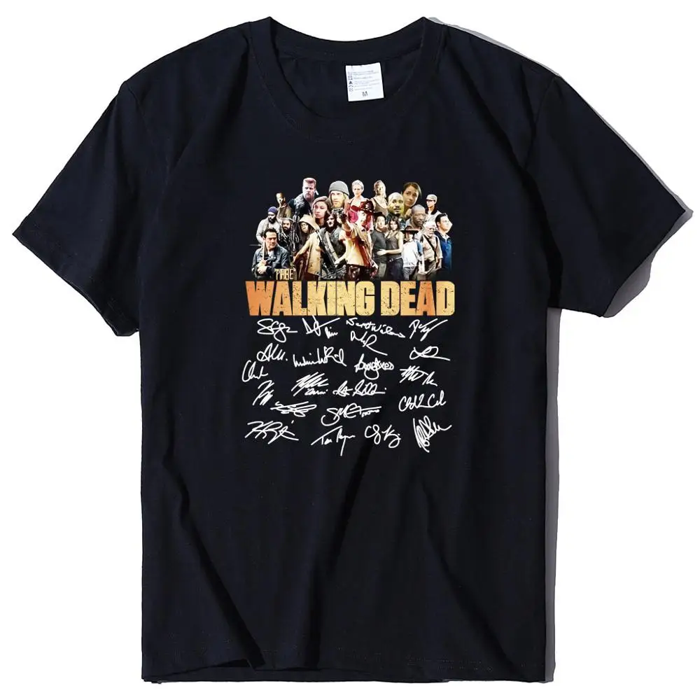 

New Arrival T Shirt Women 2020 Fashion The Walking Dead Printed t shirt 100% Cotton Short Sleeve Casual Couple Tshirt tops