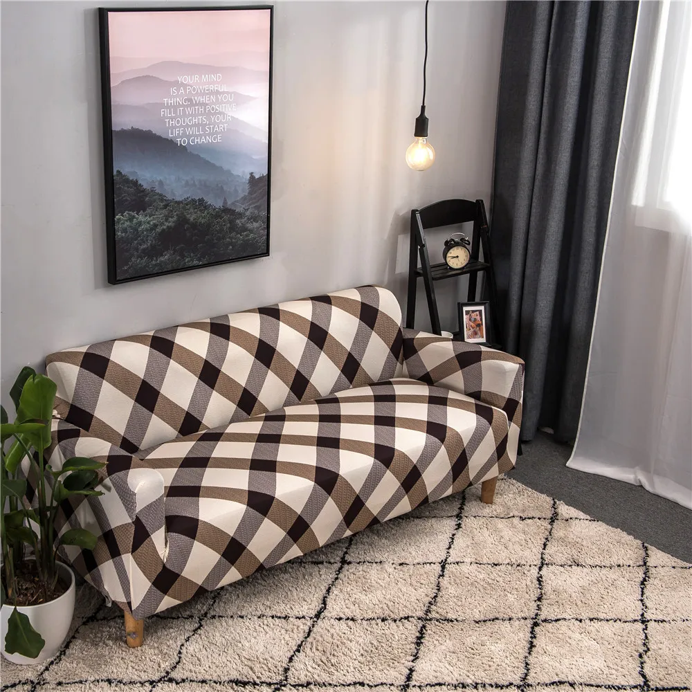 Классический плед печати эластичные Чехлы все включено мебель протектор