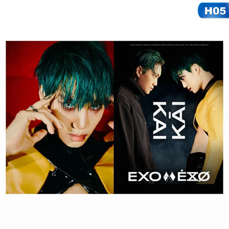 5 1 шт. KPOP EXO альбом OBSESSION мини дневник записная книжка канцелярская книга блокнот s Пишущие принадлежности вентилятор подарок - Цвет: 5