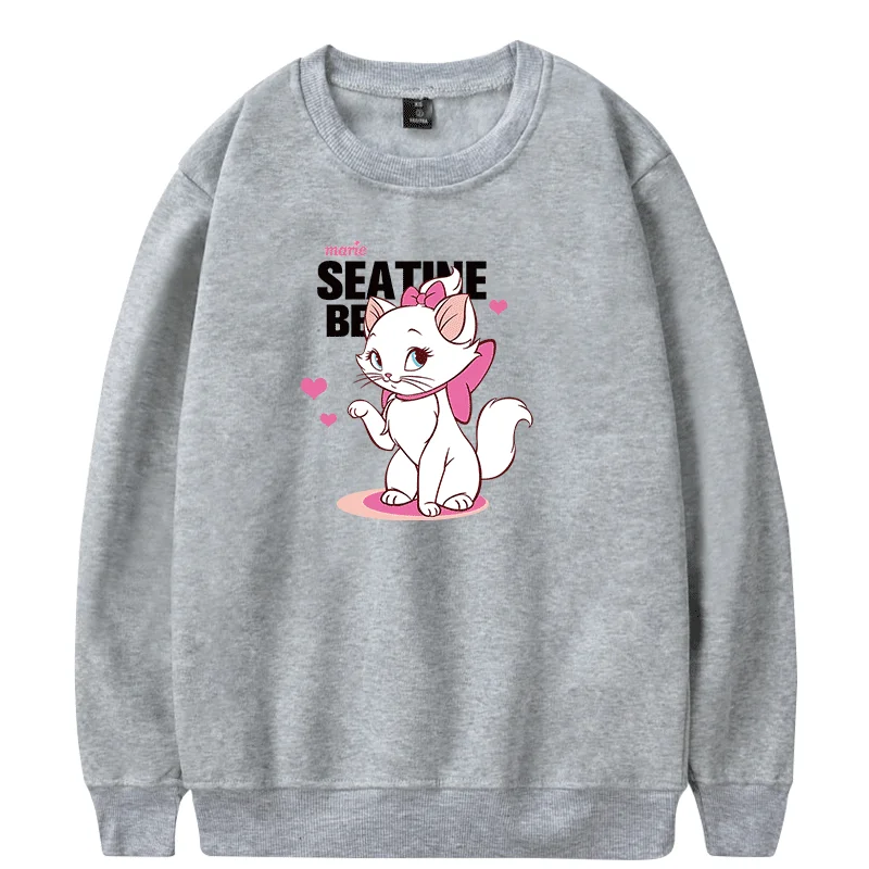 WAMNI Harajuku Kawaii свитер с круглым вырезом и принтом кота модный спортивный костюм с принтом популярная теплая рубашка