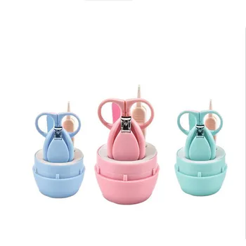 

4Pcs/Set Baby Nursing Nail Clippers Scissors Cutter For Kids Nail Trimmer Stainless Steel Creative Safety Nail Clippers Hot Sale