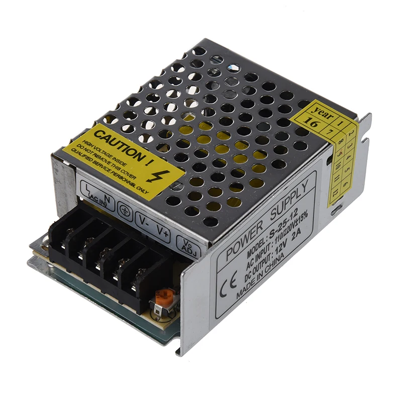 AC 85V263V к DC 12V 2A 24W Напряжение трансформатор переключатель питания для светодиодной