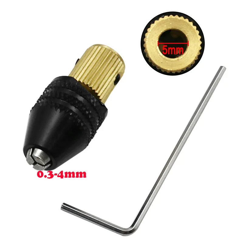 

1 set 0.3-4mm Small For Mini Electronic Drill Chuck Bit Tool Set Universal