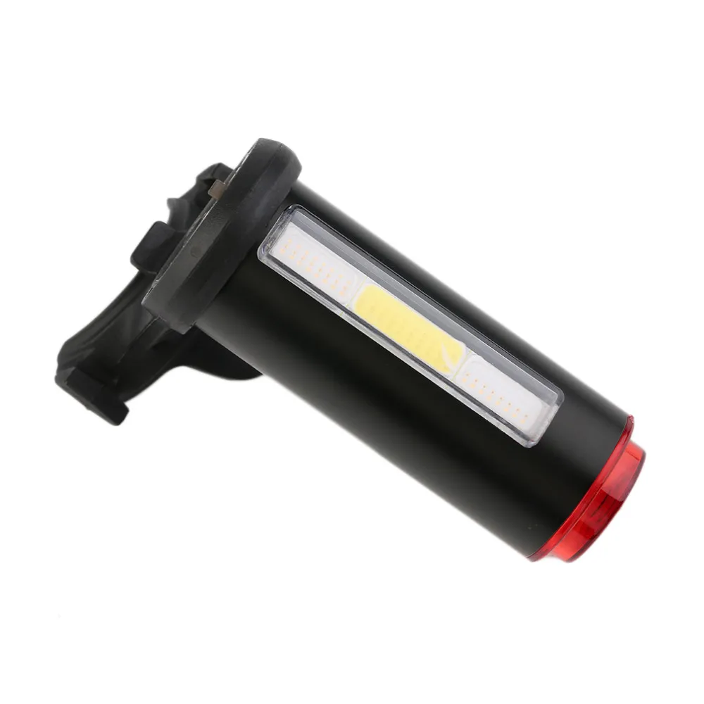Алюминиевый COB Comet USB Перезаряжаемый велосипедный задний фонарь Водонепроницаемый светодиодный защитный багажник велосипеда Лампа Bycicle