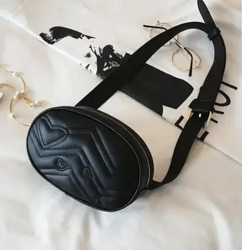 

chest fanny pack Women Pack Waist Bags Round Belt Bag Luxury Brand Leather Chest Handbag New Fashion High Quality designer