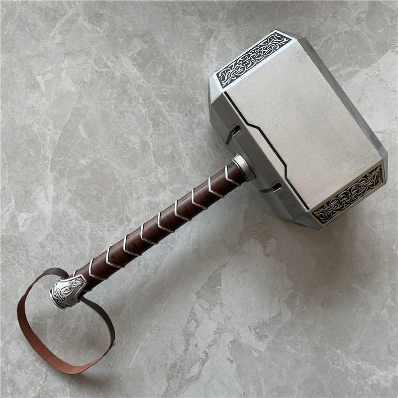 44cm Thor's Hammer Avengers Superhero Weapon Thor: Love and Thunder Hammer 1:1 Model Stormbreaker Toy Safety PU Material cosplay hammer cosplay toy cosplay prop