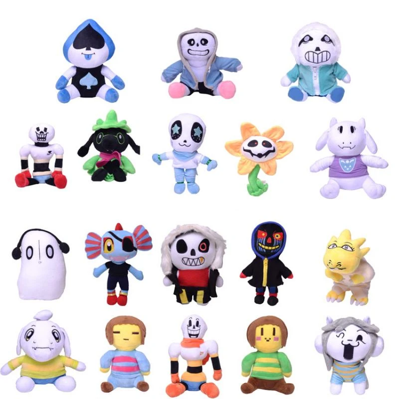 Sans Undertale Kawaii Plush Toy Frisk Toriel Papyrus Undyne Alphys Mettaton Asgore Dreemurr Flowey Chara Soft Plush Stuffed Doll Movies Tv Aliexpress