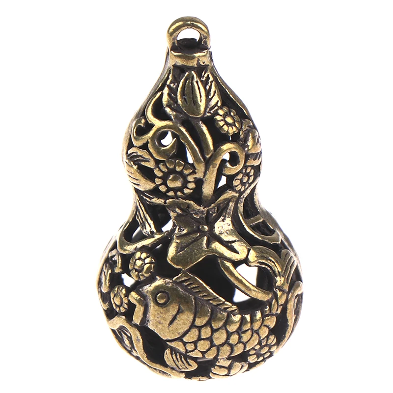 Brass Handicraft Die-casting Drop Magic Bell Key Car Button Wind Bell Tibetan Bronze Creative Gift Home Decoration Pendant brass bell wind chime wind chimes wind bell