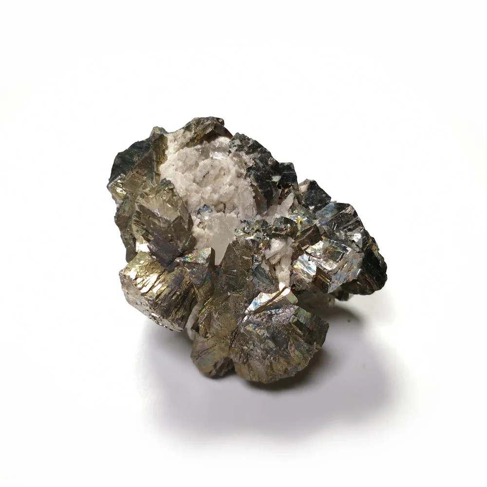 165 г натуральный камень и кварц Arsenopyrite ilvaite ore образец Кристалл F1