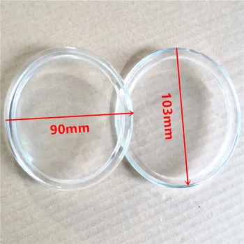 

2pcs/lot Oval 103X90mm Fog Lamps Lights Tempered Glass For NISSAN ALMERA 2/II Hatchback (N16) 2001-2006
