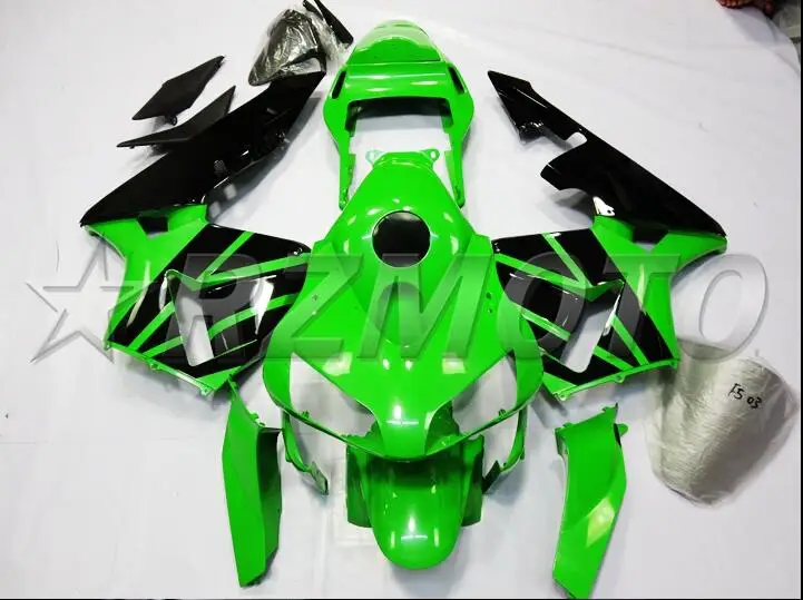 

Top (Injection molding) New ABS Motorcycle Full Fairing Kit Fit For Honda CBR600RR F5 2004 2003 Fairings custom green black