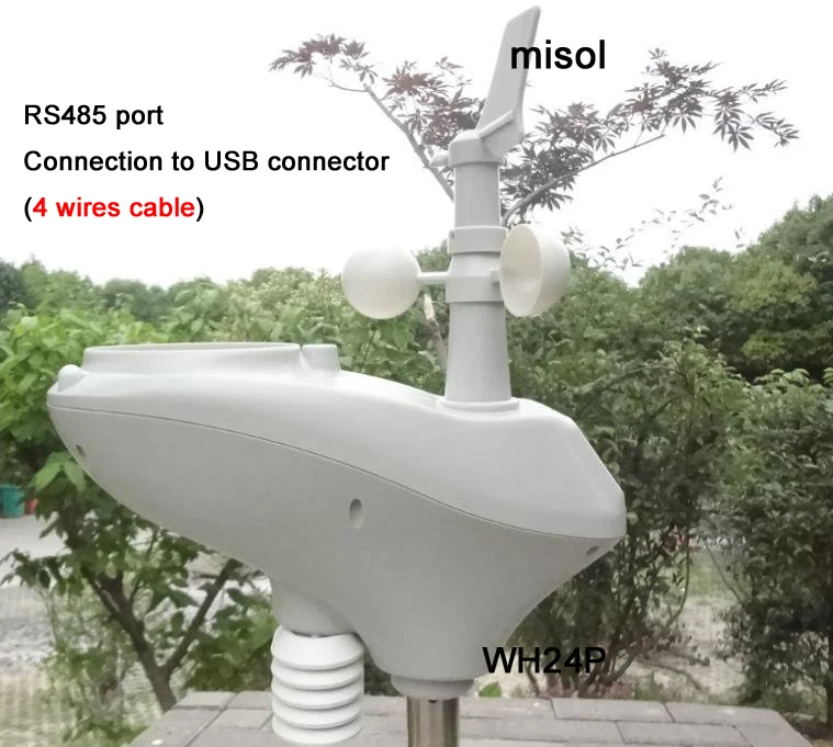 Weather Station with RS485 port 4 wires cable length (10 meter) | Инструменты