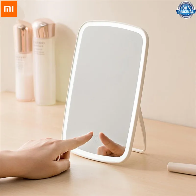 Xiaomi Mijia светодиодный зеркало для макияжа с сенсорным управлением светодиодный светильник с естественным освещением регулируемый угол яркости светильник с длинной батареей