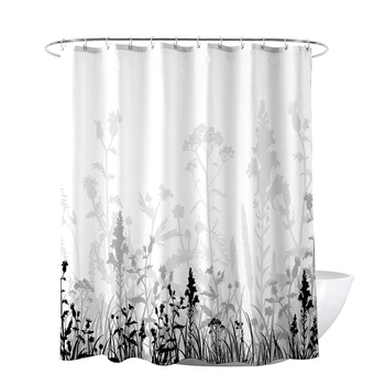 

3D Digital Print Waterproof Curtain Toilet Shower Curtain Bathroom Partition Curtain Shower Curtain Home Bath Decoration