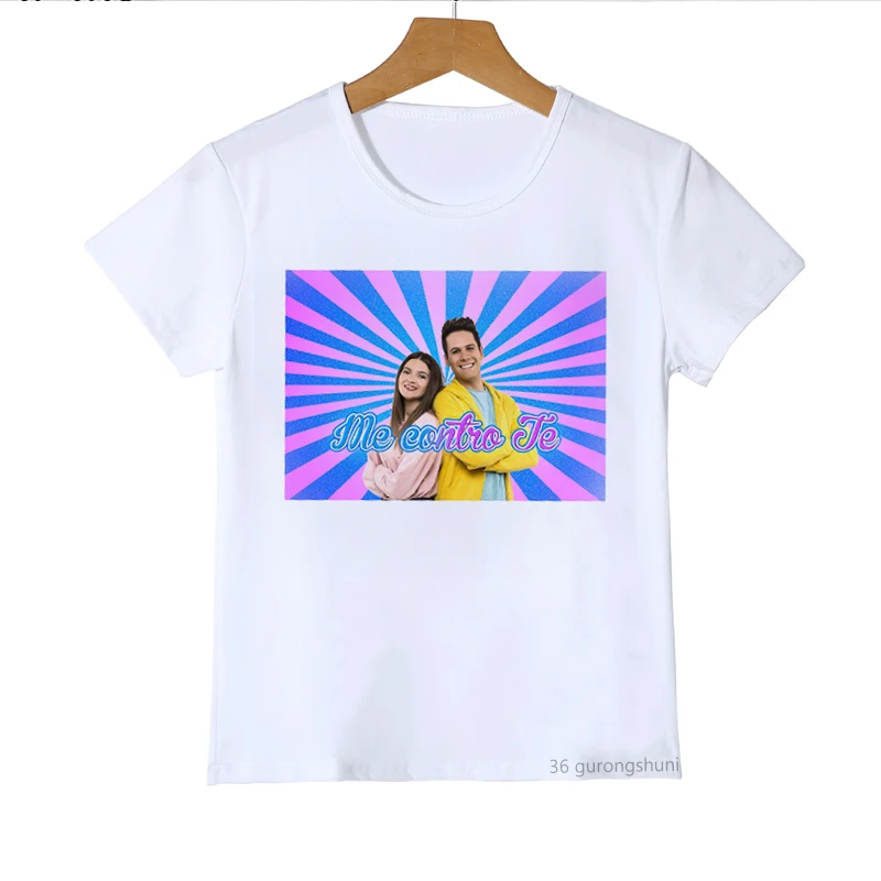 Kawaii Me Contro Te Children's Print Graphic T-Shirt – Short Sleeve Kids' Top