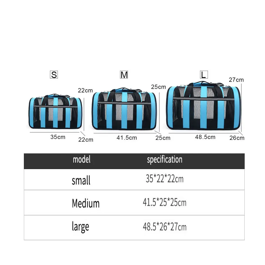 Кошачья переноска, переносная нейлоновая сумка с воздухопроницаемой сеткой для животных, сумка для щенка, кошки, дорожная сумка, маленькая сумка для переноски домашних животных