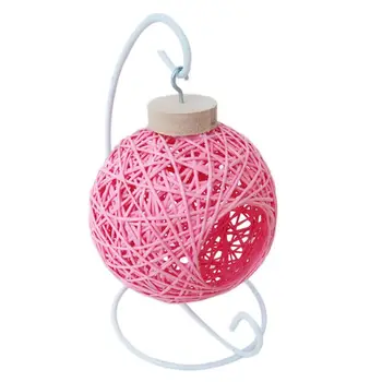 

Hamster Hanging Cradle Bird Cage House Rattan Hammock Sleep Bed Hide Play Toys
