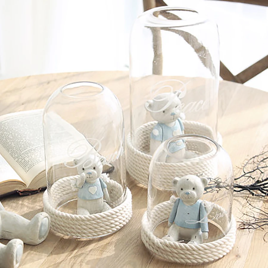 Креативный минималистичный стеклянный чехол подсвечники свадебные украшения