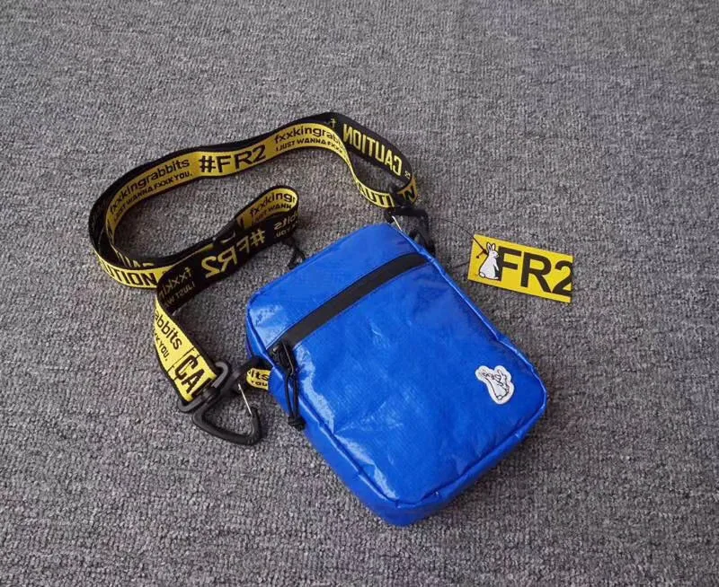 Высокое качество FR2 однотонная Кожаная Сумка японская сумка Harajuku в стиле хип-хоп Уличный унисекс Fr2 сумка FR2 сумка