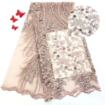 

Madison Hot Sale African French Tulle Mesh Lace with Sequins Mesh Net Lace Luxury Sequins Lace Fabrics for Dresses