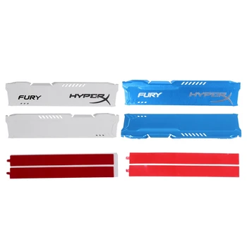 

2Pcs RAM Heatsink Radiator for Ram DDR3 Memory Cooler Cooling Heat Sink Desktop Memory Radiator DDR2 DDR3 DDR4, White & Blue