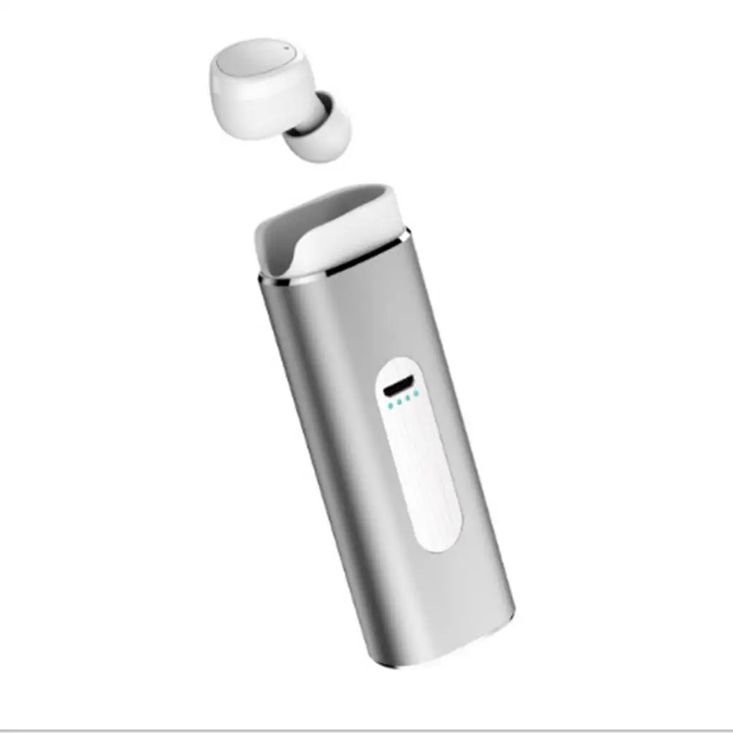 TWS Bluetooth наушники водонепроницаемые бинауральные стерео шумоподавление беспроводные гарнитуры мини наушники-вкладыши с зарядной коробкой