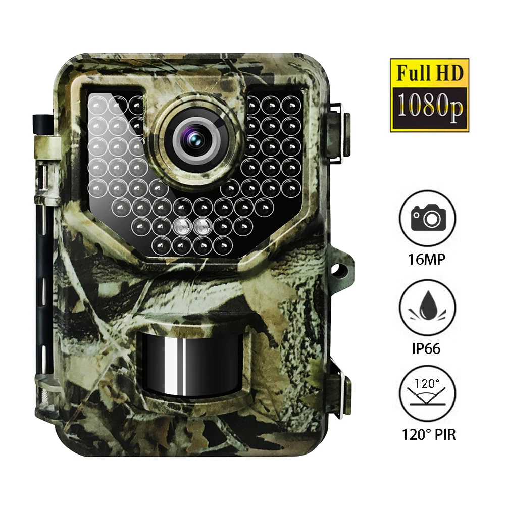 

Outdoor Hunting Camera 48pcs Infrared LEDs 16MP 1080P Waterproof Infrared Surveillance E2 Trail Camera Animal Photo Traps