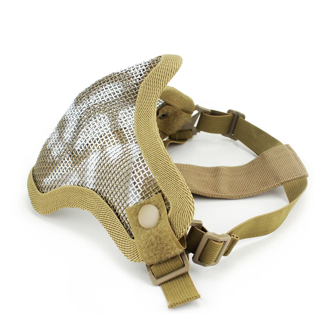 Low Carbon Steel Wire Warrior Outdoor Field Mask CS Game Cosplay Halloween Protect Solid Mask