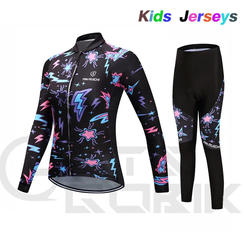 

2019 Spring/autumn Long Sleeve Cycling Jersey Set Mountian Bike Clothing Racing Bicycle Clothes Ropa Ciclismo Girls Cycle Set