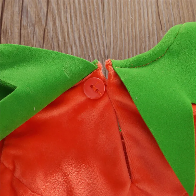 Newly Cosplay Halloween Toddler Baby T-shirts Pumpkin Print Sleeveless Vest Tops Baby Boy Girl Orange T Shirt Clothes Costumes