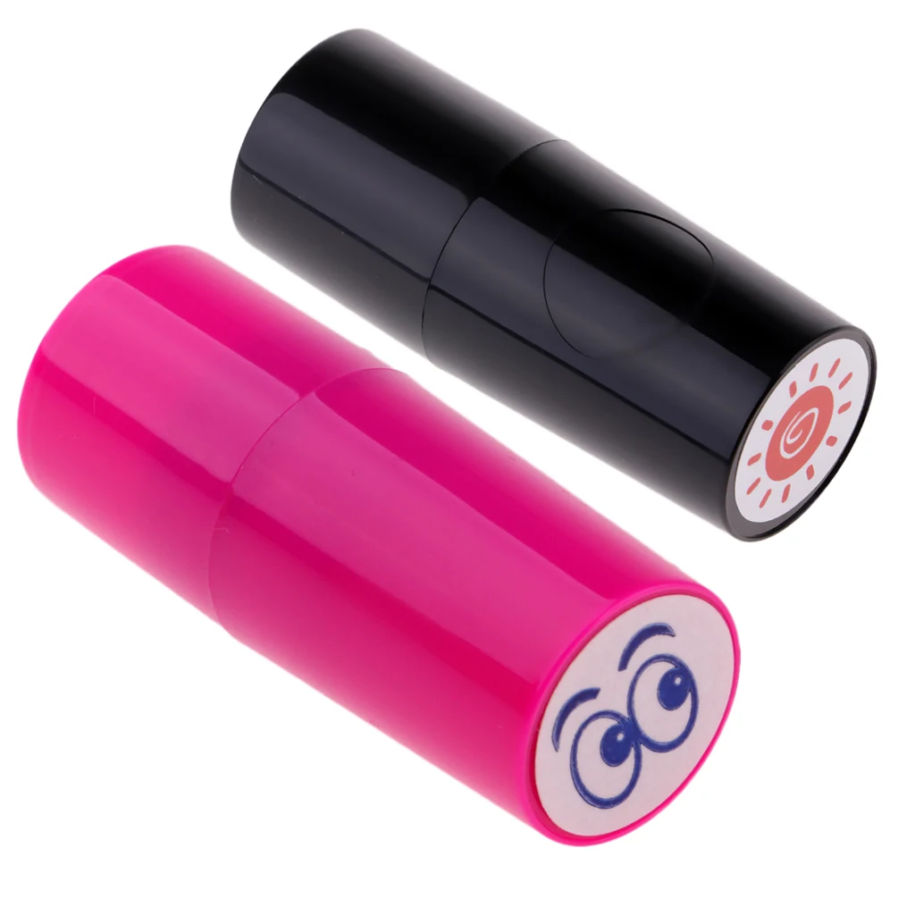 Pack of 2 ABS Plastic Golf Club Ball Stamper Personalized Colorfast Quick-dry Golf Stamp Marker Print Gift Prize for Golfer