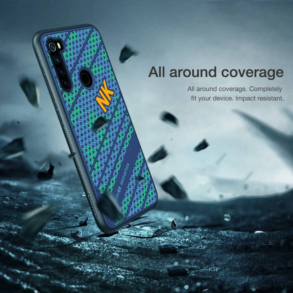 Чехол Nillkin Striker для Xiaomi Redmi Note 8 TPU+ PC Камуфляжный узор чехол для телефона s