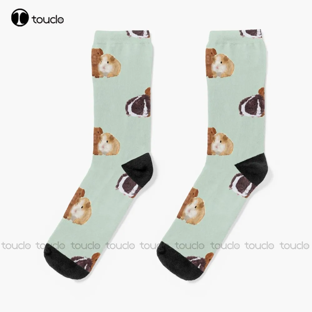

Guinea Pigs Socks Work Socks Christmas New Year Thanksgiving Day Gift Unisex Adult Teen Youth Socks Custom Hd High Quality Sock