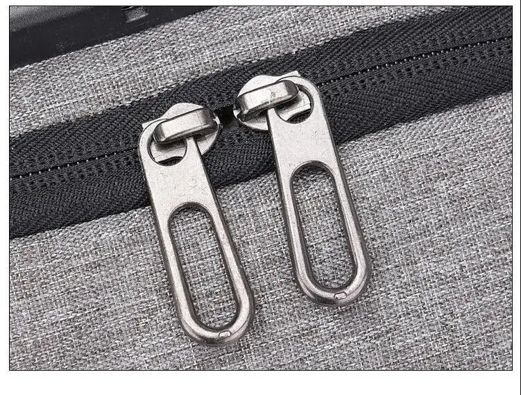UOSC серый Рюкзак для ноутбука с usb-зарядкой, рюкзак для путешествий, мужской школьный рюкзак, рюкзак для книг