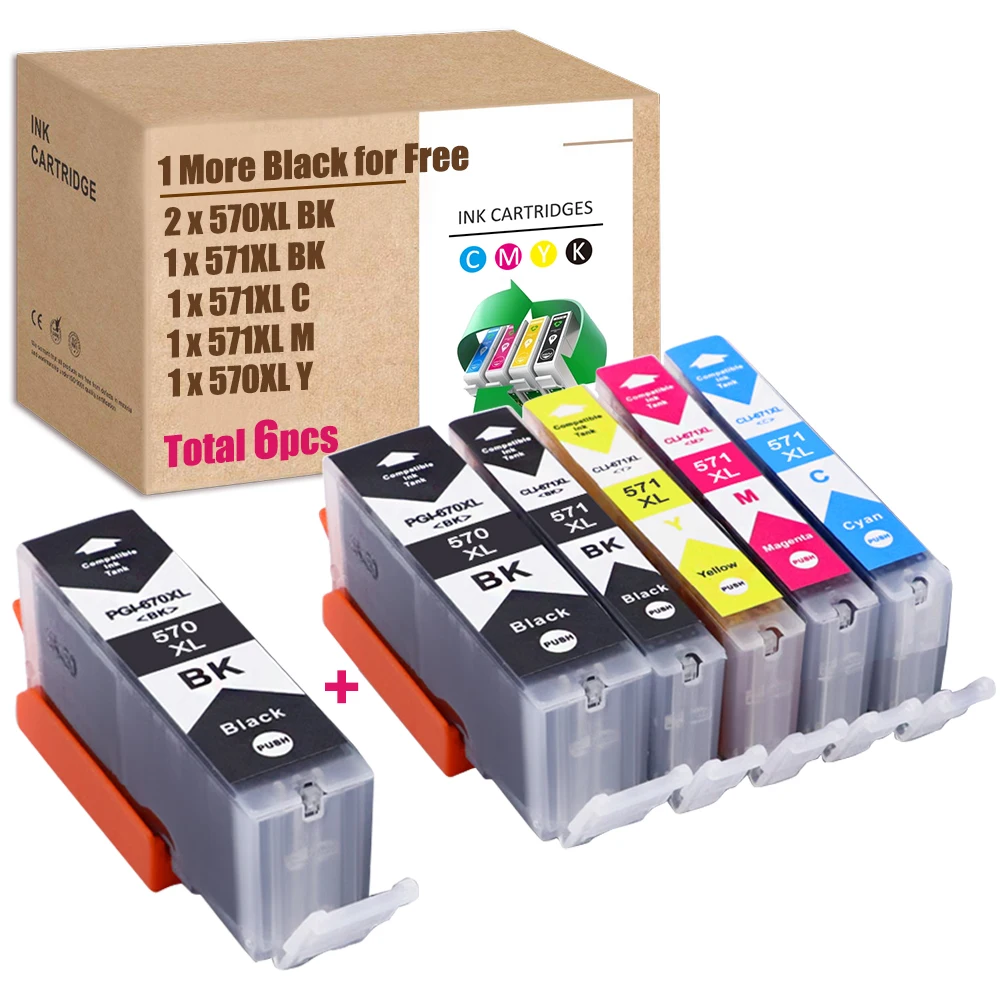 Sx Per Canon 570 Per Canon 571 570Xl 571Xl Pgi570 Pixma Mg7750 Mg5750 Mg6850 Mg5752 Mg7753 Ts8052 Ts6052 Ts9055 Ts5050 Mg7751