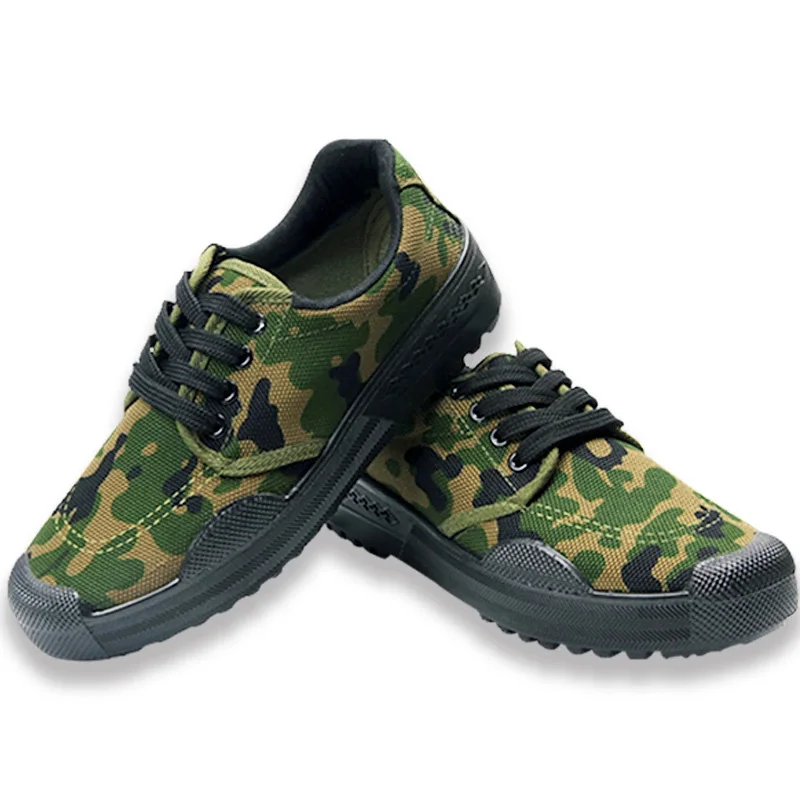 Outdoor Men Women Camouflage Training Shoes Tactical Military Sports Sneakers Non-slip Wear-Resistant Working Large Size Shoes