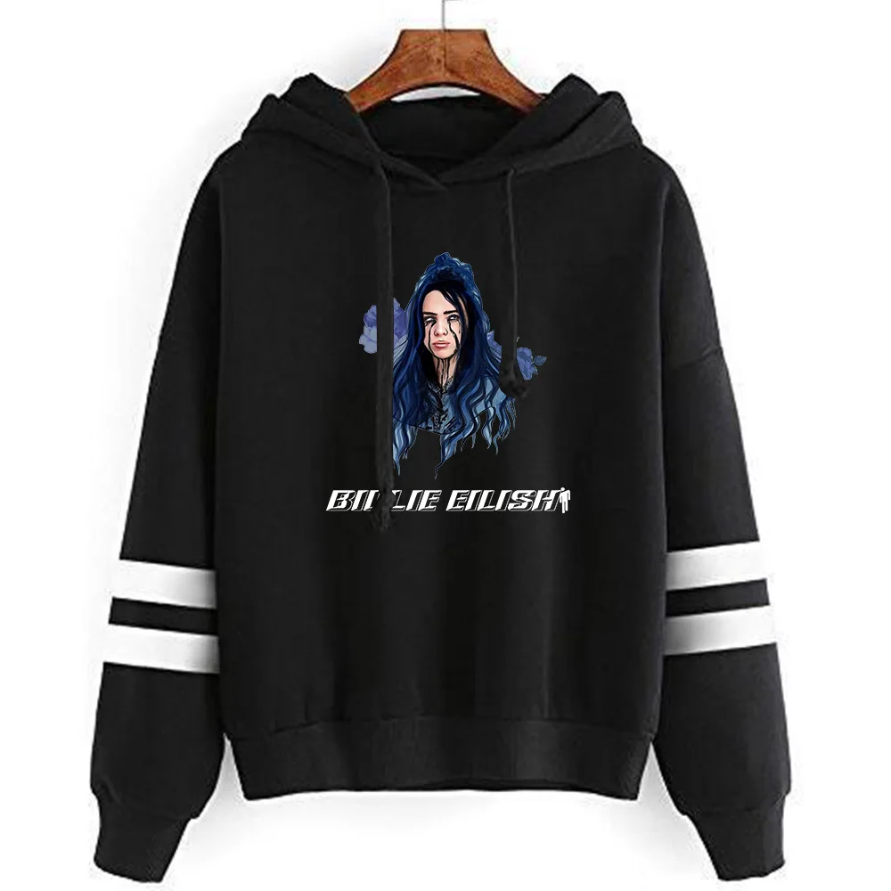 Забавный зеленый свитер с капюшоном Billie Eilish Dont Smile At Me, Повседневный пуловер с капюшоном для мужчин и женщин, Спортивная толстовка с длинным рукавом в стиле хип-хоп - Цвет: 019