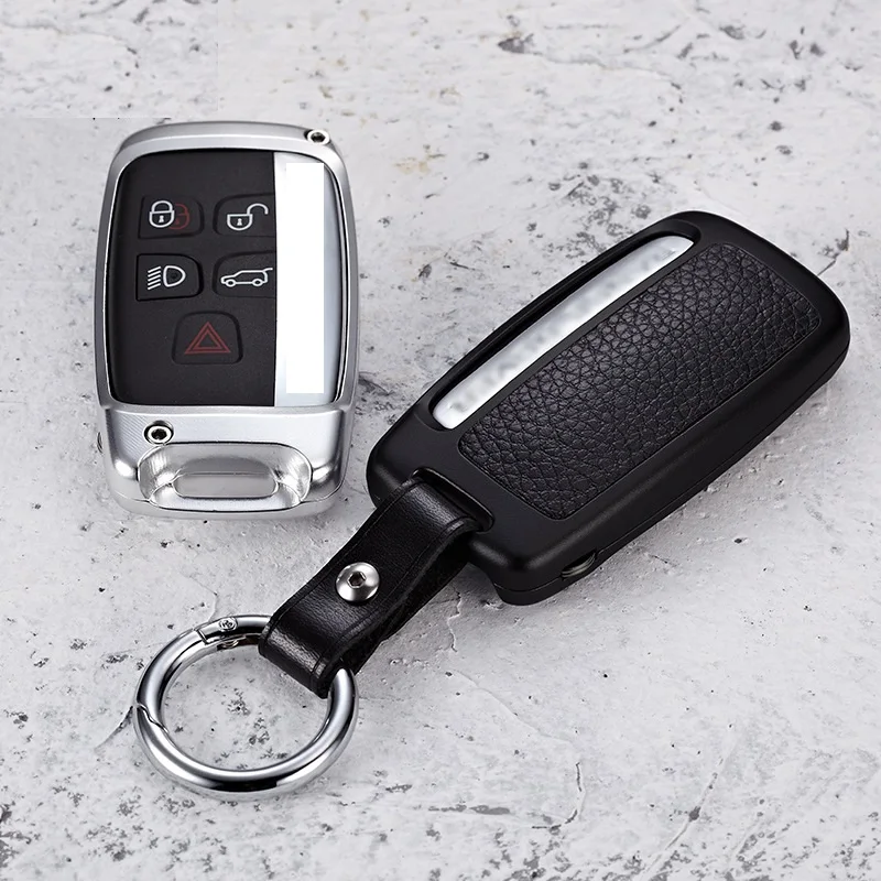 Чехол для автомобильного ключа из алюминиевого сплава чехол Land Rover Range Evoque Discovery 4