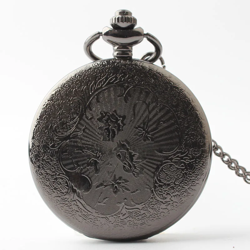Ретро стимпанк кварцевые карманные часы римское ожерелье с цифрами кулон для мужчин брелок часы цепь reloj de bolsillo