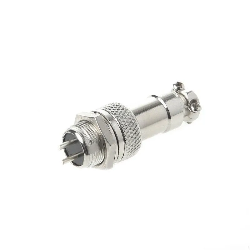 1set GX12 2/3/4/5/6 Pin Circular Aviation Socket Plug Male + Female 12mm L88-93 Wire Panel Connector with Plastic Cap Lid