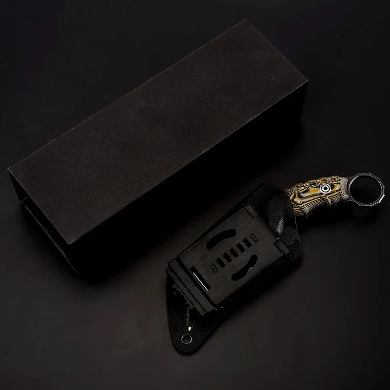 Керамбит Karambit CS GO тактический боевой нож D2 сталь острый открытый Самозащита коготь нож выживания карманные ножи кемпинг Охота EDC нож охотничий