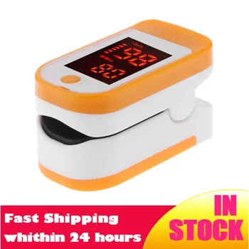 

Fingertip Pulse Oximeter Blood Oxygen Heart Rate Monitor LED Display SpO2 Oximeter Monitor Cardiotach Ometer without Battery